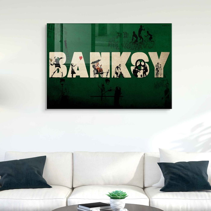 Wallity Cuadro Decorativo Multicolor de Cristal Templado 50 x 70 cm